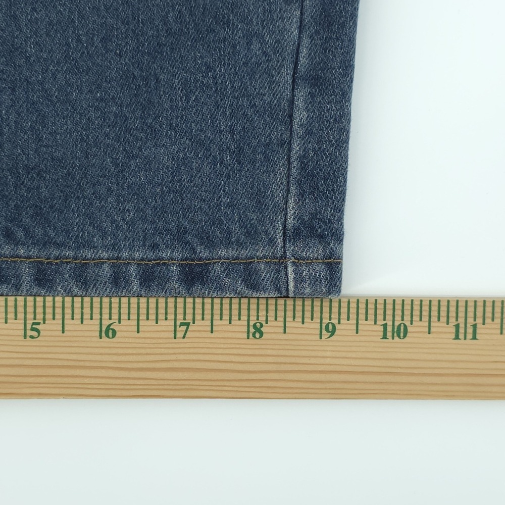 Carhartt Blue Jeans Mens 42X30 Classic Fit Denim Straight Leg Work - Picture 12 of 13
